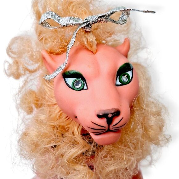 RARE VTG 1986 Clawdeen Catra Pink Lion She-Ra Princess of Power MOTU - Picture 3 of 10